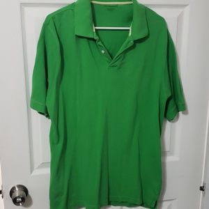 Green polo style shirt